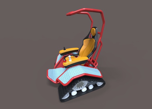 Ziesel全地形三角履带车模型3D图纸 x_t格式缩略图